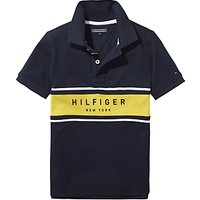 Tommy Hilfiger Boys' Logo Polo Shirt, Navy