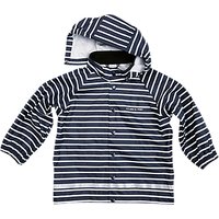 Polarn O. Pyret Children's Striped Raincoat, Blue