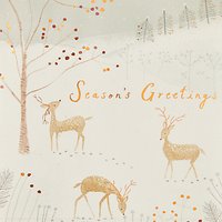 John Lewis Grazing Deer Charity Christmas Cards, Pack Of 6