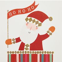 John Lewis Ho Ho Ho Santa Charity Christmas Cards, Pack Of 6