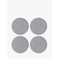 House By John Lewis Round Felt Placemats, Set Of 4