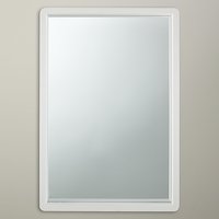 House By John Lewis Rounded Mirror, 50 X 75cm, White
