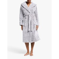 John Lewis Hi Pile Fleece Robe, Grey