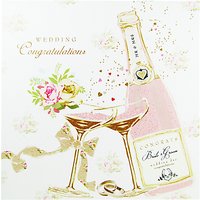 Cardmix Champagne Bottle Wedding Card