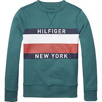 Tommy Hilfiger Boys' Long Sleeve Crew Neck Sweatshirt