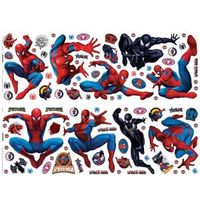 Marvel Spiderman Multicolour Self Adhesive Wall Sticker (L)700mm (W)250mm