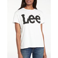 Lee Printed Logo T-Shirt, White