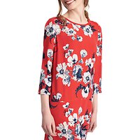 Joules Ambion Shift Dress, Red Posy