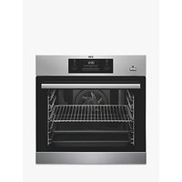 AEG BES351010M Built-In Multifunction Single Oven, Stainless Steel