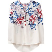 Joules Rosamund Printed Blouse, Cream Fay Floral