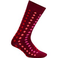 Paul Smith Gradient Polka Dot Socks, One Size, Pink