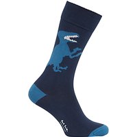 Paul Smith Dinosaur Socks, One Size, Blue