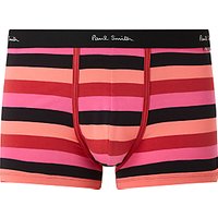 Paul Smith Block Stripe Low Rise Trunks, Pink/Multi