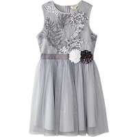 Yumi Girl Organza Dress, Grey