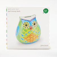 John Lewis Paint Your Own Owl Money Bank