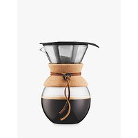 Bodum Po Coffee Maker With Filter And Cork Band, 1L