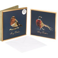John Lewis Ben Rothery Pheasant Charity Christmas Card, Pack Of 10