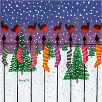 Almanac Fill Your Stockings Charity Christmas Cards, Pack Of 6