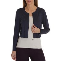 Betty Barclay Faux Suede Jacket, Maritime Blue