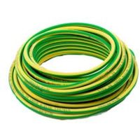 Time Single Core Conduit Cable 10mm² 6491B Green & Yellow 10m