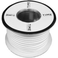 Time 5 Core Round Flexible Cable 0.75mm² 3185Y White 25m