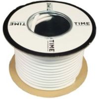 Time 4 Core Round Flexible Cable 0.75mm² 3184Y White 25m