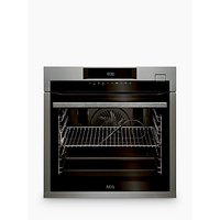 AEG BSE774320M Pyrolytic Single Oven With Steam, Stainless Steel