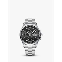 Maurice Lacroix PT6388-SS002-330-1 Men's Pontos Chronograph Date Automatic Bracelet Strap Watch, Silver/Black