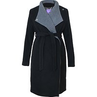 Séraphine Donatella Maternity Coat, Black/Grey