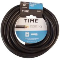 Time 3 Core Round Flexible Cable 1.5mm² 3183Y Black 10m