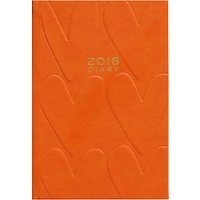Caroline Gardner A5 Hearts 2018 Diary, Orange