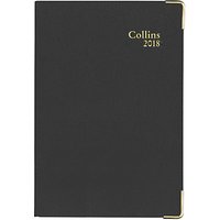 Collins Pocket Week To View 2018 Diary & Pencil, Black