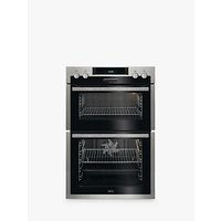 AEG DCS431110M Built-In Multifunction Double Electric Oven, Stainless Steel