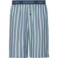 Calvin Klein Boat Stripe Lounge Shorts, Blue
