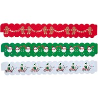 Ginger Ray Santa And Friends Paperchain, Pack Of 3