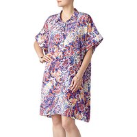 Pure Collection Silk Kimono Dress, Paisley Print