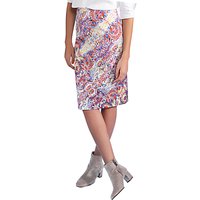 Pure Collection Pencil Skirt, Abstract Paisley Print