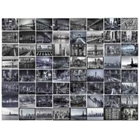 1Wall Black & Grey New York City 64 Piece Wallpaper Collage