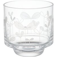 MissPrint Saplings Glass Votive, Clear/Decorative