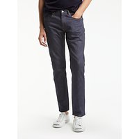 PS By Paul Smith Tapered Fit Crosshatch Jeans, Rinse