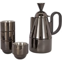 Tom Dixon Brew Stove Top Coffee Maker Set, Black
