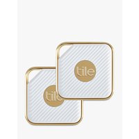 Tile Style Pro Series, Phone, Keys, Item Finder, 2 Pack, Gold