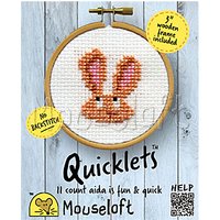 Mouseloft Quicklets Bunny Counted Cross Stitch Kit