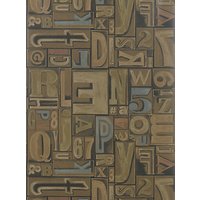 Ralph Lauren Copeley Letterpress Wallpaper