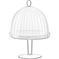 LSA International Aurelia Glass Dome And Cake Stand, Dia.25cm