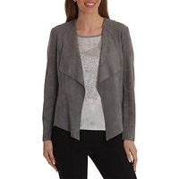 Betty Barclay Faux Suede Jacket, Cool Grey