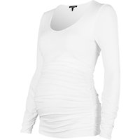 Isabella Oliver Scoop Neck Maternity Top, White