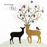 Portfolio Two Reindeer's Christmas Card