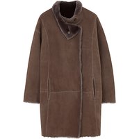 Gerard Darel Grant Sheepskin Coat, Brown