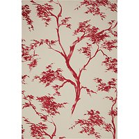 John Lewis Japanese Tree Wallpaper - Red